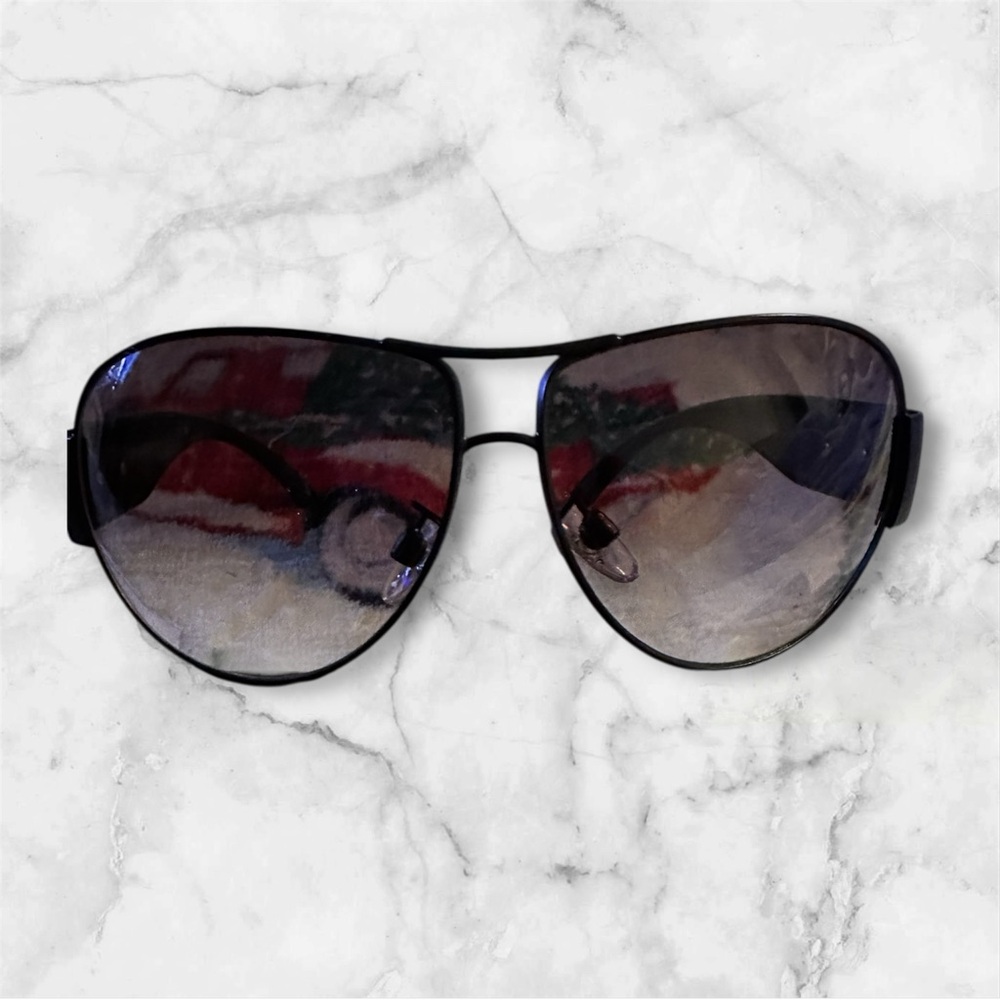 Chanel Black Aviator Sunglasses